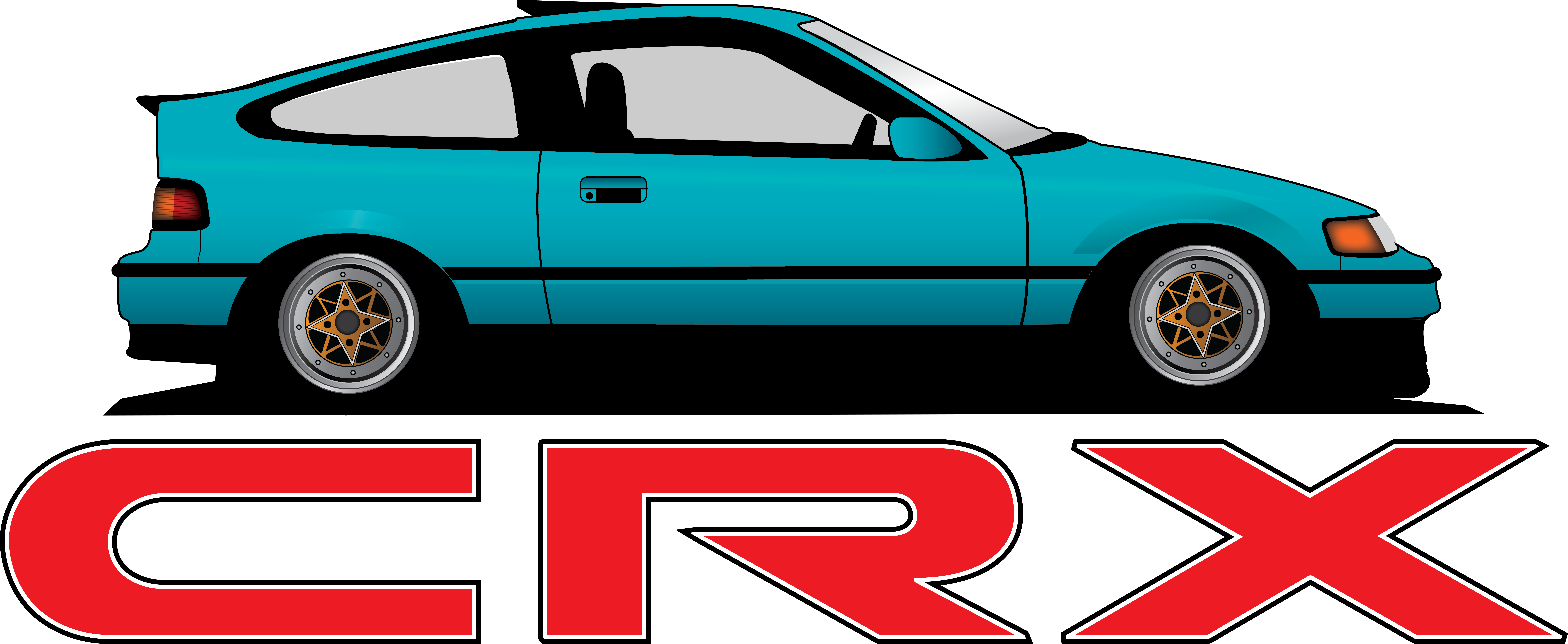 EF CRX (teal)
